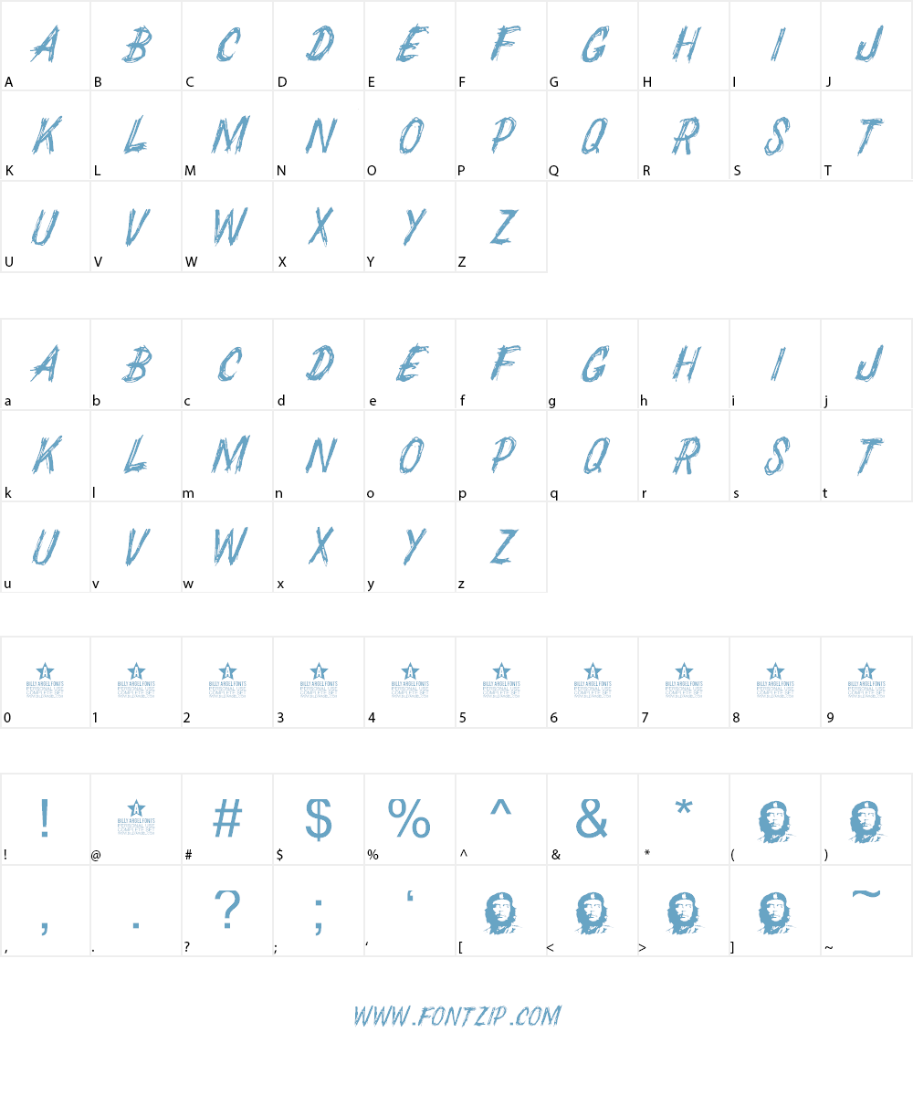 CHEDELPAREDON PERSONAL USE Font Character